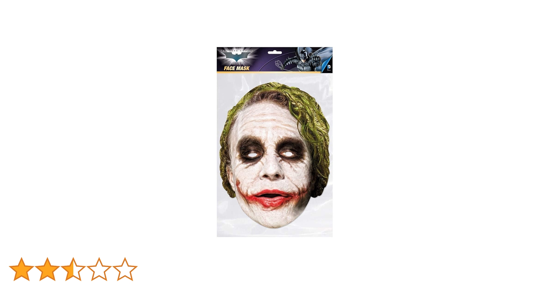 【輸入品】バットマン ジョーカー ヒースレジャージョーカー マスク Amazon.co.jp: 【ダークナイト/バットマン】ジョーカー パーティー